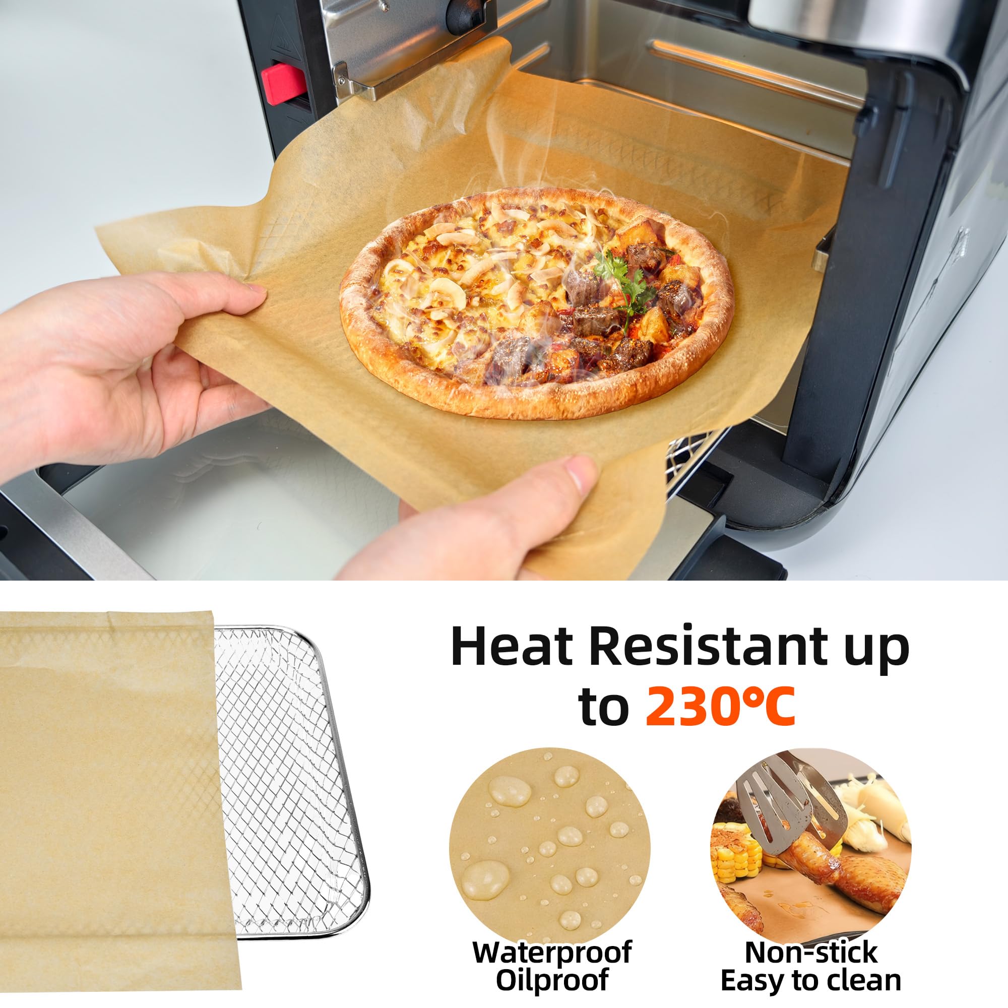 Liner desechable SIUDANGKA para air fryer, limpieza rápida tras cocción