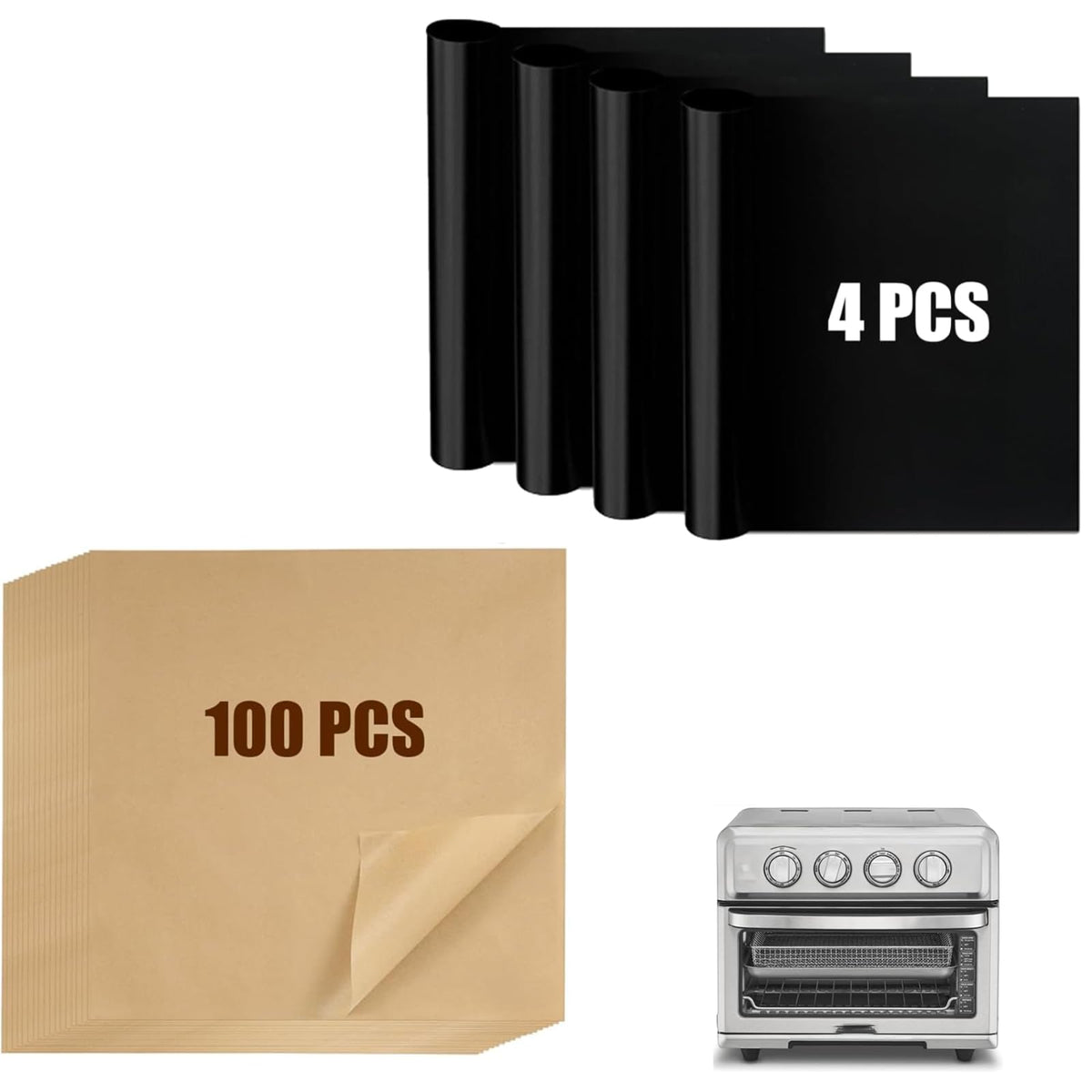 SIUDANGKA papel pergamino sin blanqueado para horno protege bandeja y facilita la limpieza.