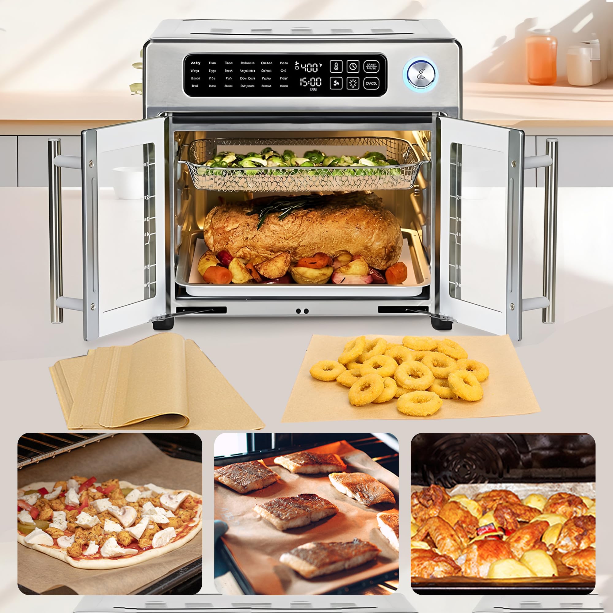Paquete de 200 láminas SIUDANGKA para freidora Emeril 26 Qt, ahorro y conveniencia