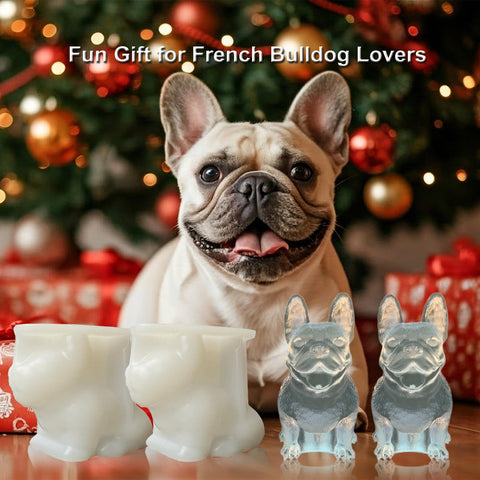 Accesorios para bebidas Bulldog Francés, ideales para fiestas y reuniones.