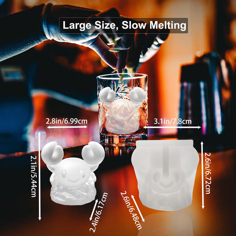 SIUPER juego de moldes para bebidas y manualidades.