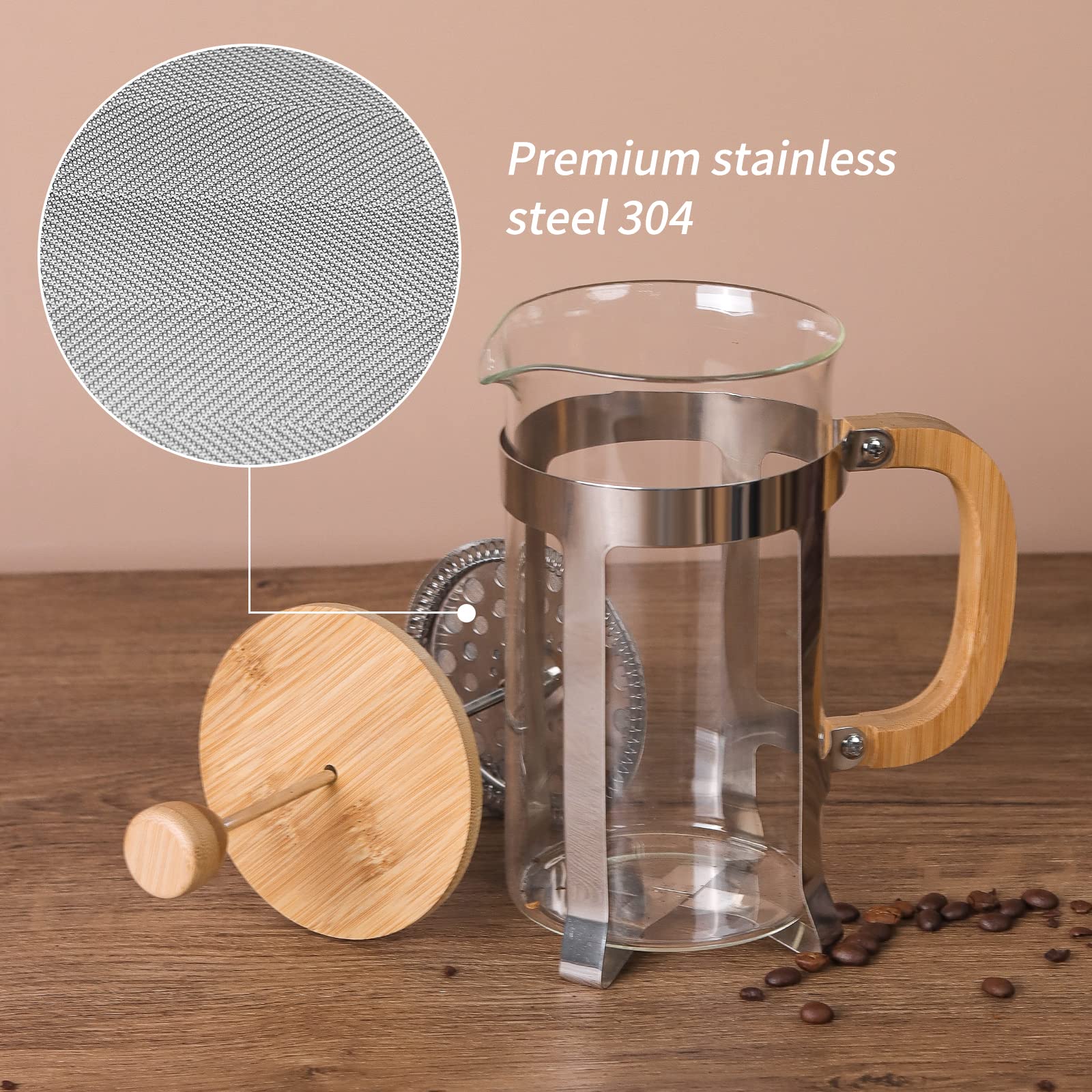 Sivaphe base estable y diseño sin plástico protege la mesa.