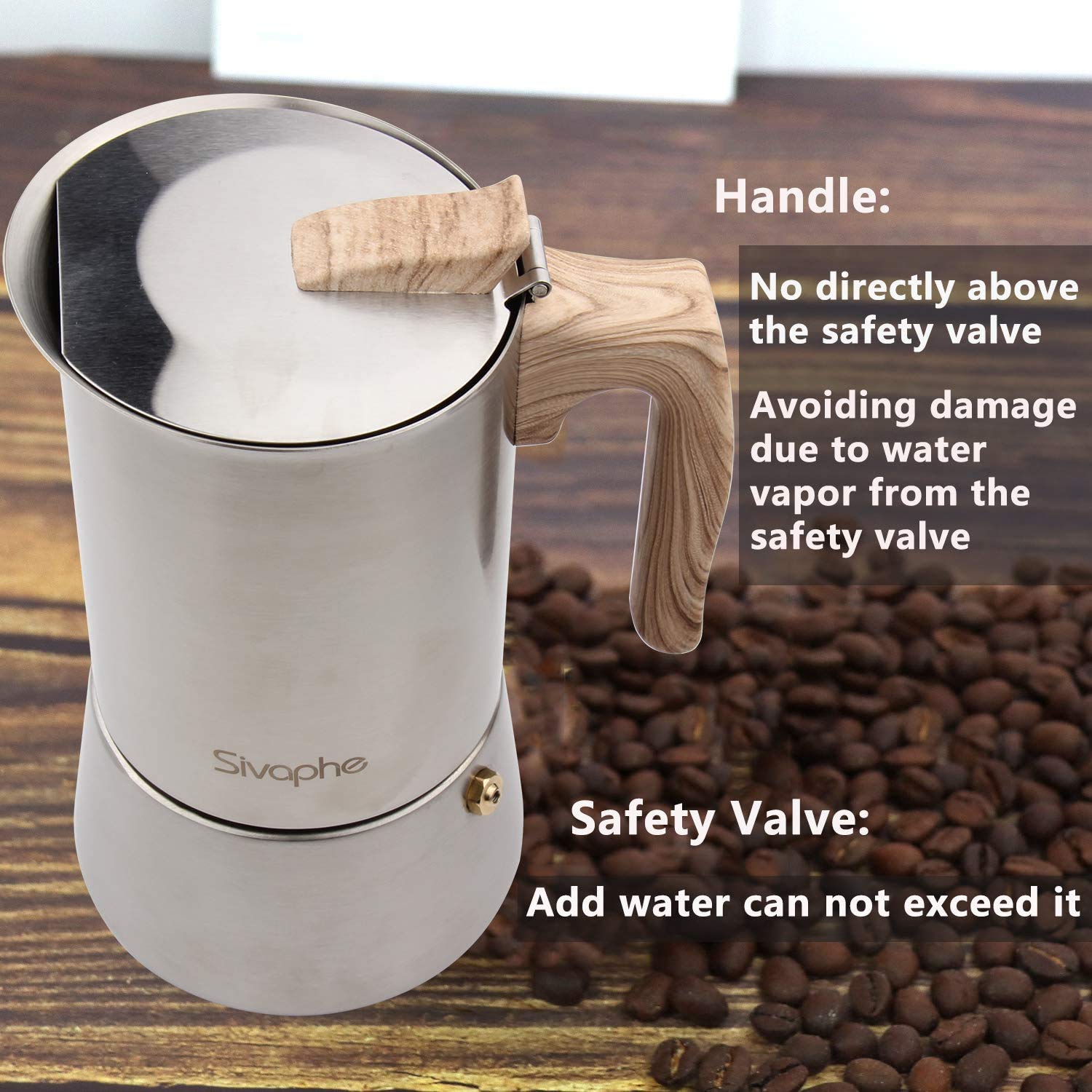 Sivaphe filtrante acero inoxidable: filtración uniforme para espresso limpio.