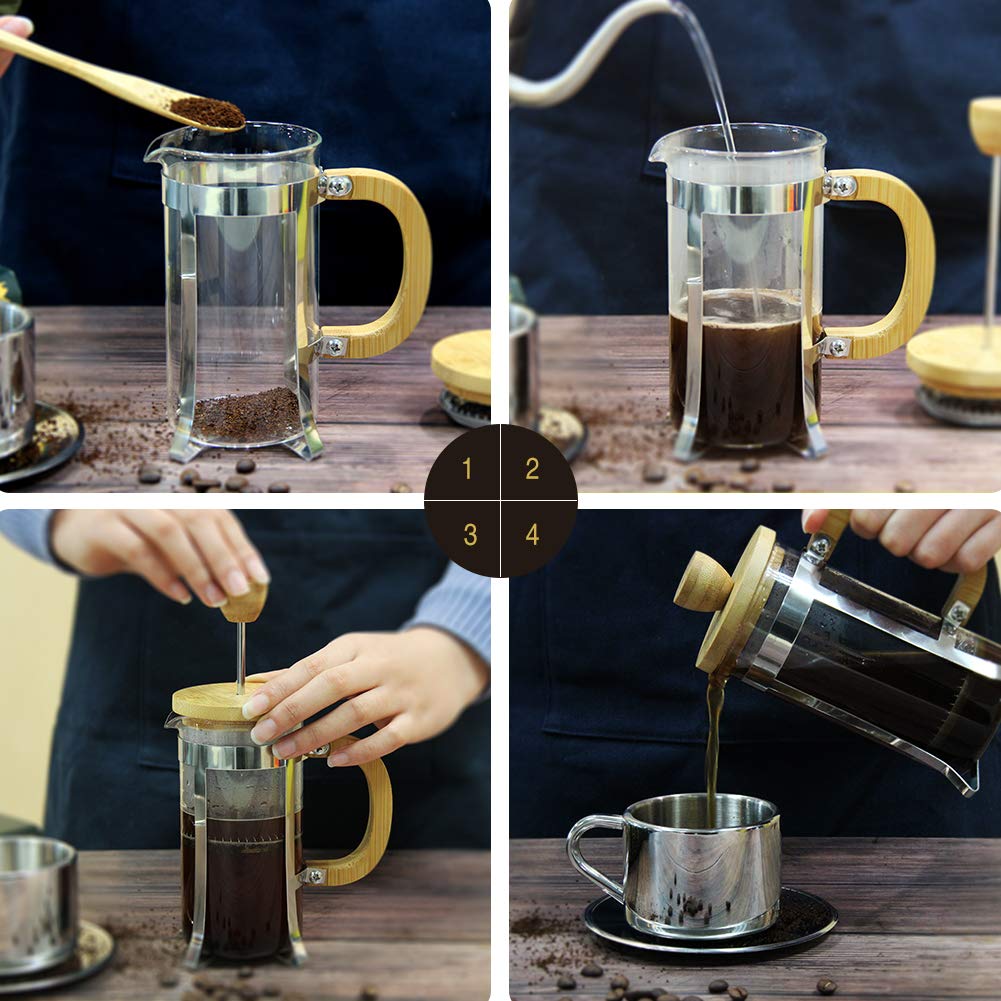 Sivaphe Prensa Francesa 12 oz ideal para café o té en casa.