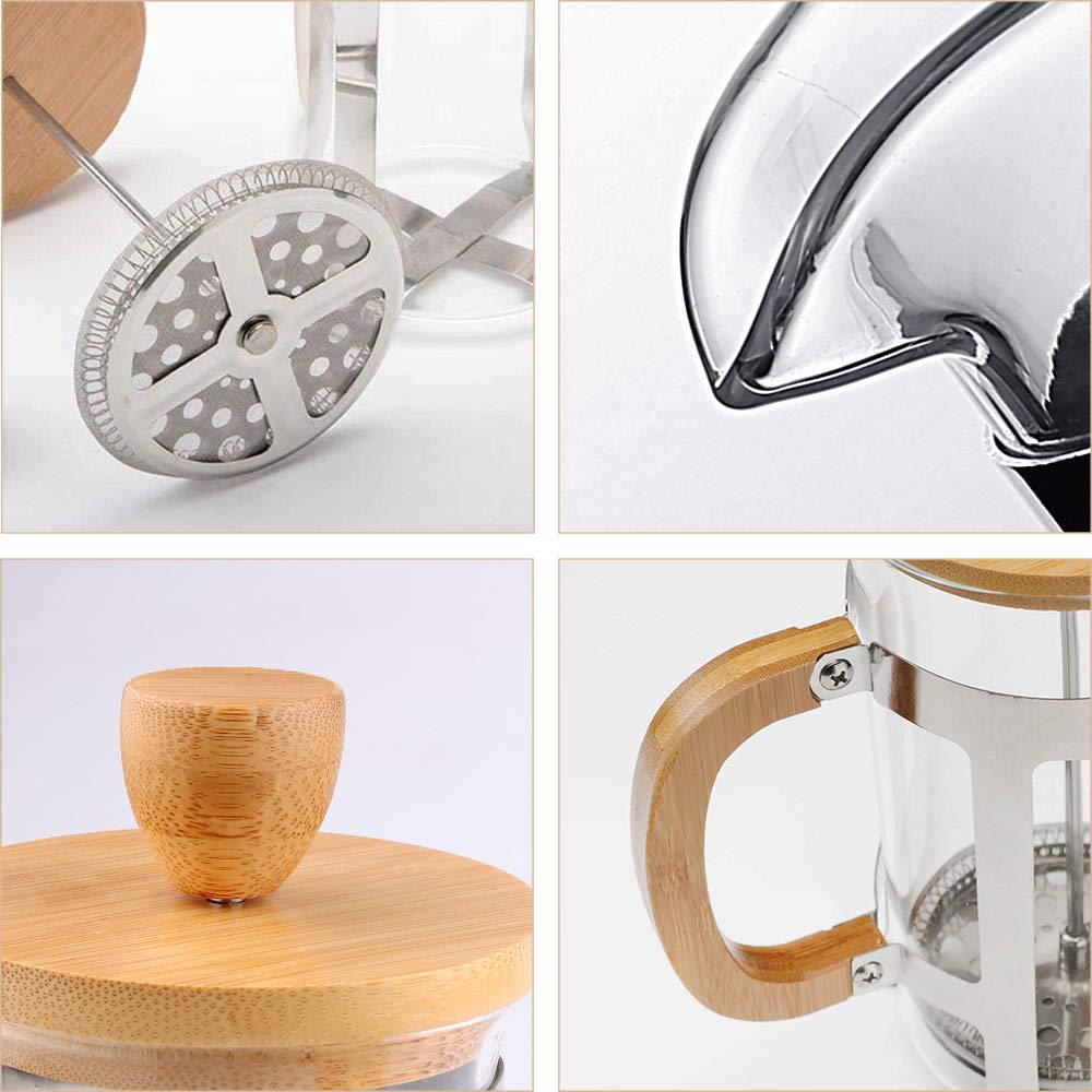 Sivaphe Prensa Francesa 12 oz diseño moderno y retro para cualquier cocina.