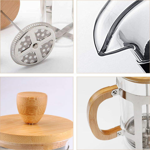 Sivaphe Prensa Francesa 12 oz diseño moderno y retro para cualquier cocina.