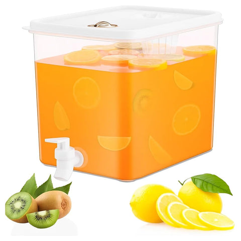 Dispensador Sivlnian para nevera con grifo, ideal para servir bebidas frías.