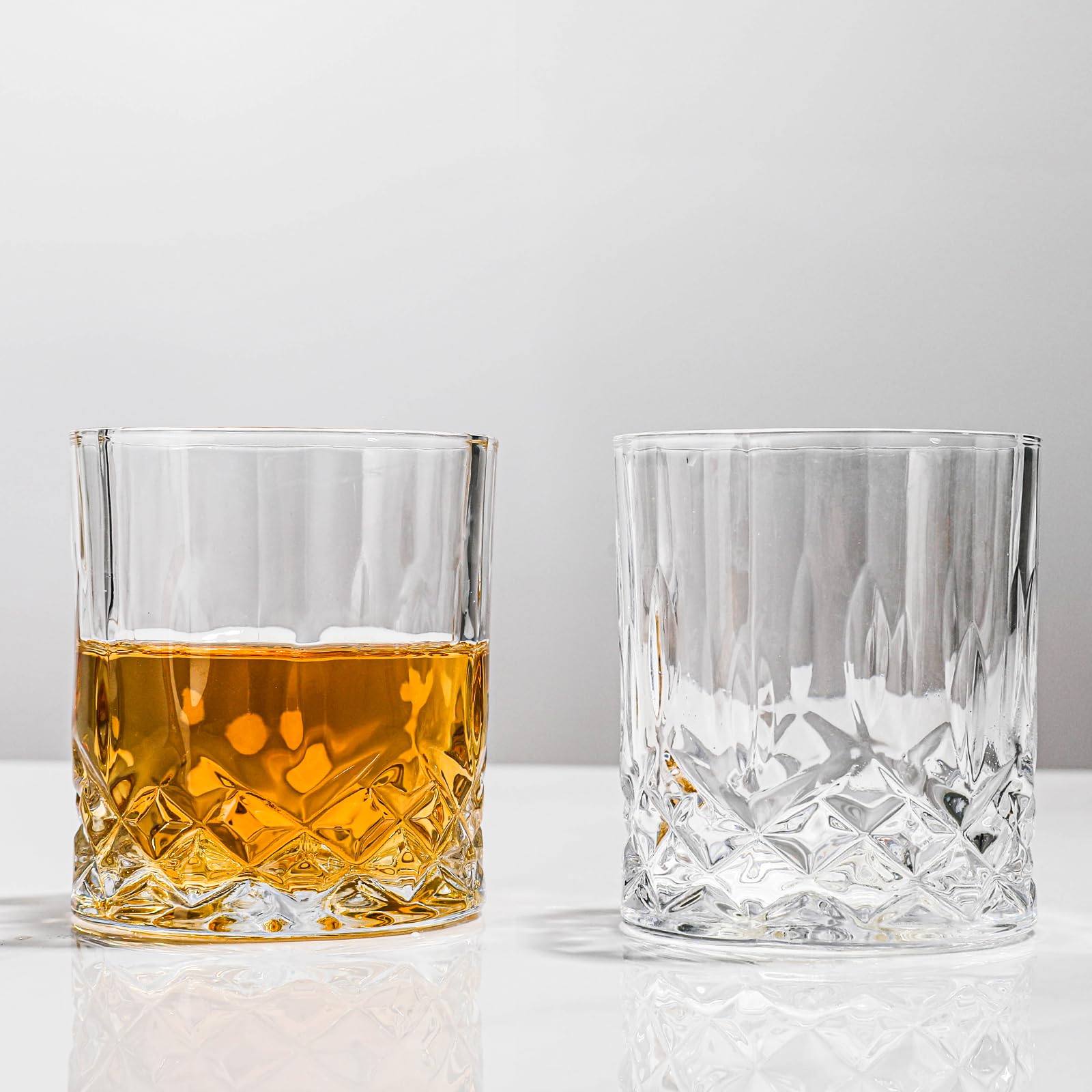 Vaso SIYOUKI en cristal de whisky 11 onzas, elegante y claro para degustaciones.