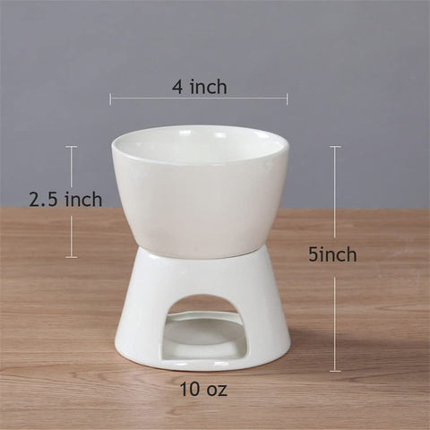 Sizikato fondue elegante para chocolate y quesos.