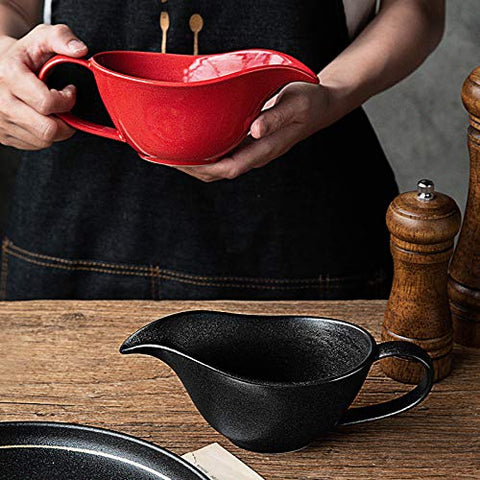 Sizikato jarra de porcelana para servir salsas