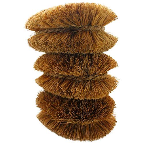 Pack SKARBY tawashi de coco para limpiar frutas y verduras sin dañar su piel.