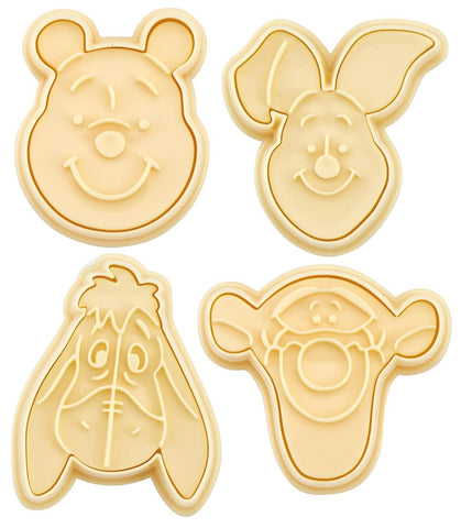 Conjunto de 4 troqueles Winnie Pooh para masa de galletas
