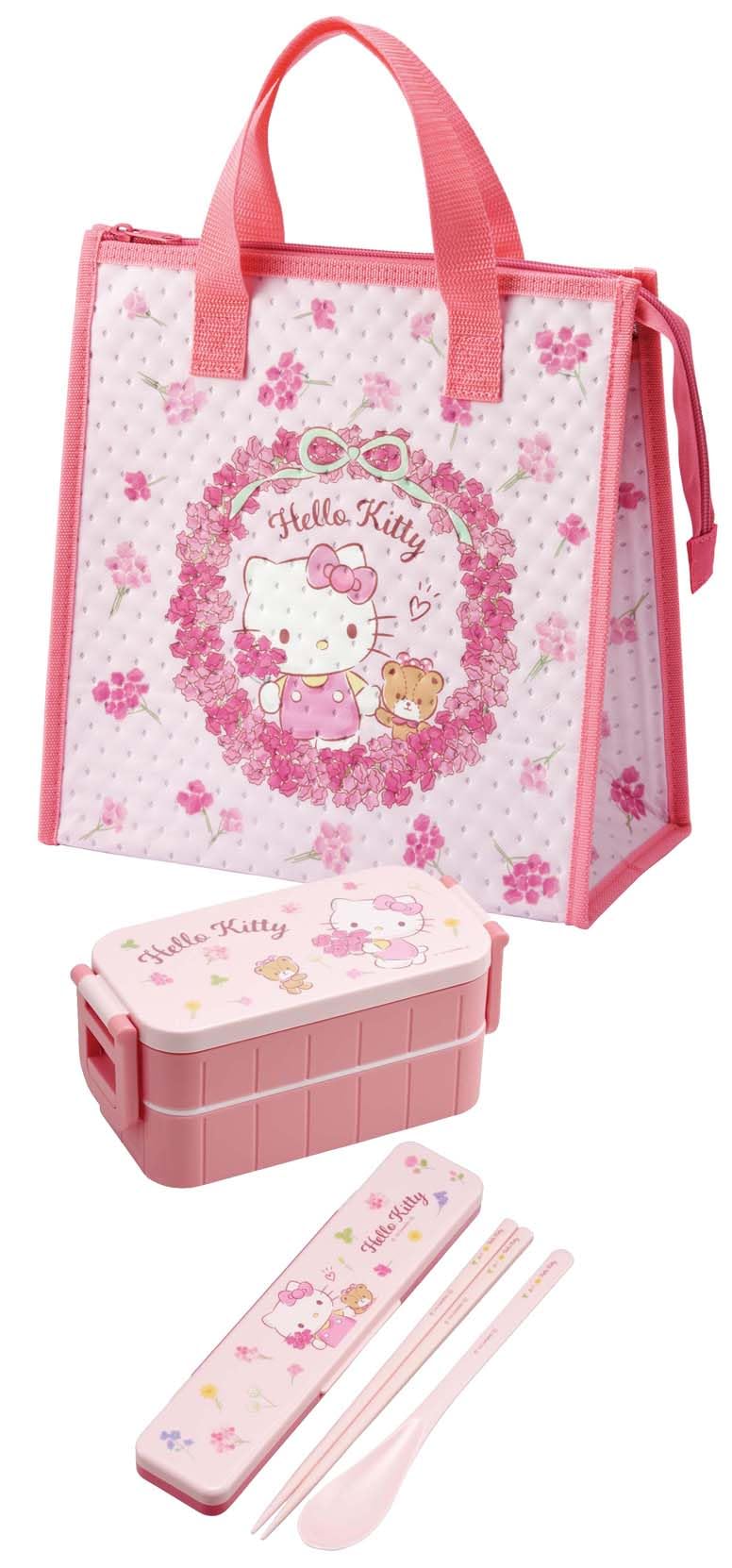 Interior espacioso Skater Hello Kitty cabe loncheras y bebidas sin esfuerzo