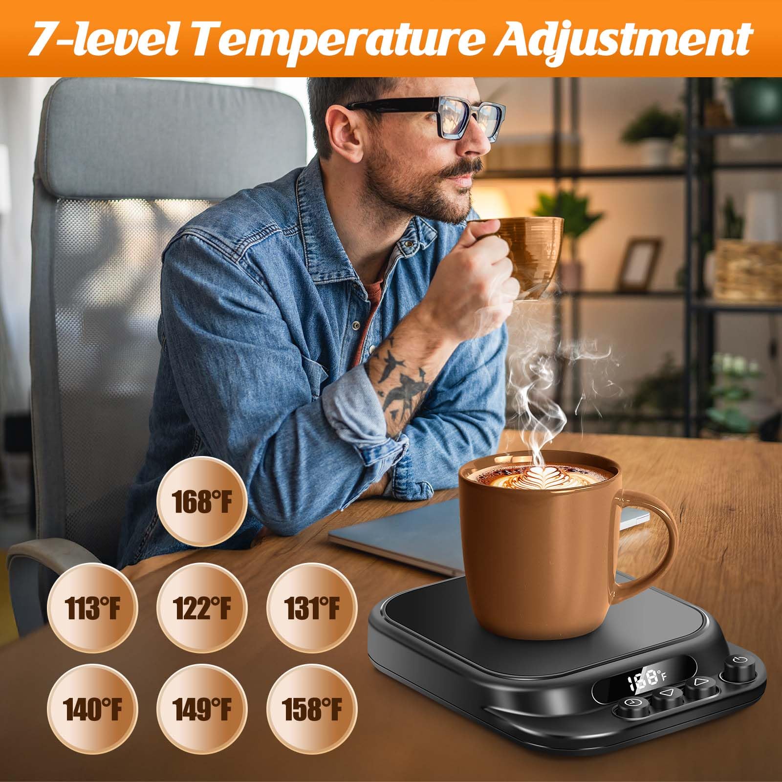 Skcoipsra calentador universal para tazas, cerámica y vidrio
