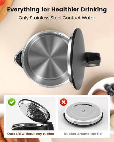 SKOBOIL con apagado automático para uso seguro y sin preocupaciones.