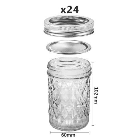 Frascos Mason SKOCHE transparentes para almacenamiento y regalos decorativos