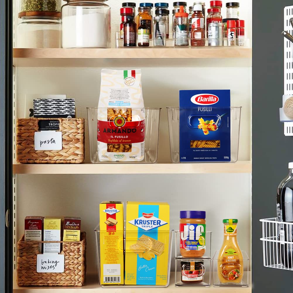 SKTEET contenedor transparente pequeño para snacks y porciones