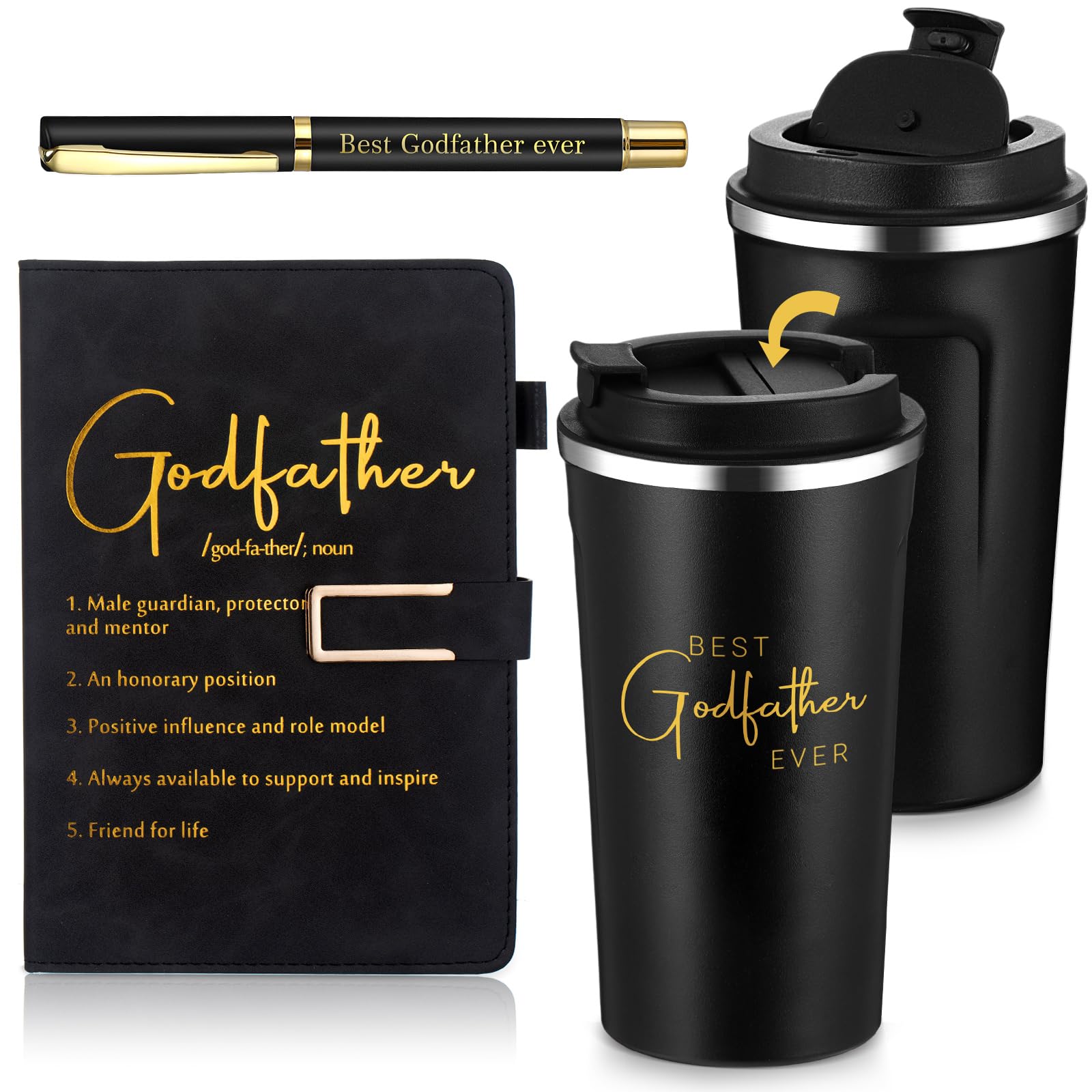 Skybooly padrino taza 17oz de acero inoxidable para bebidas diarias