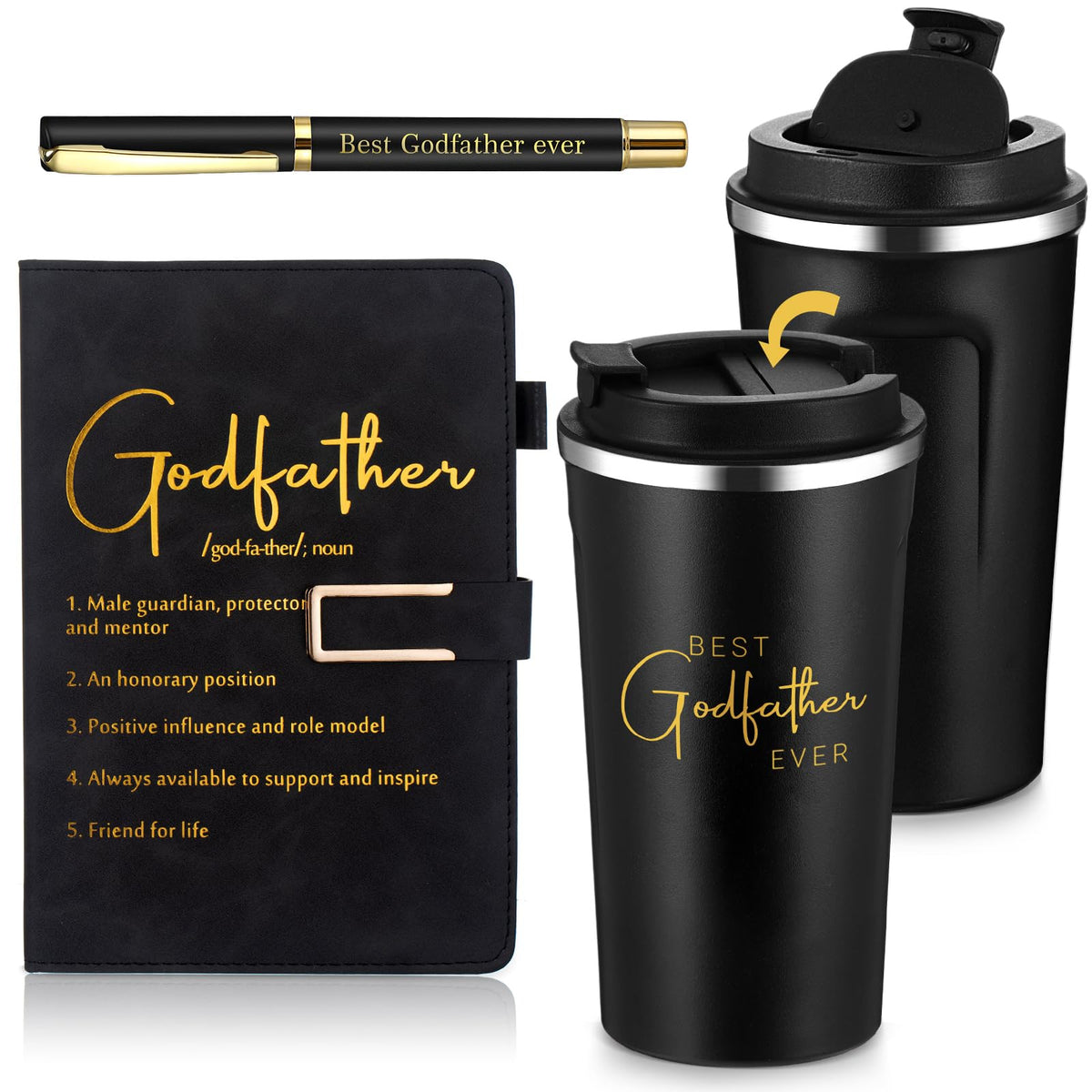 Skybooly padrino taza 17oz de acero inoxidable para bebidas diarias
