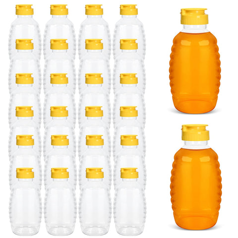 SkyJourney miel 16 oz botella exprimible para dosificación fácil en casa