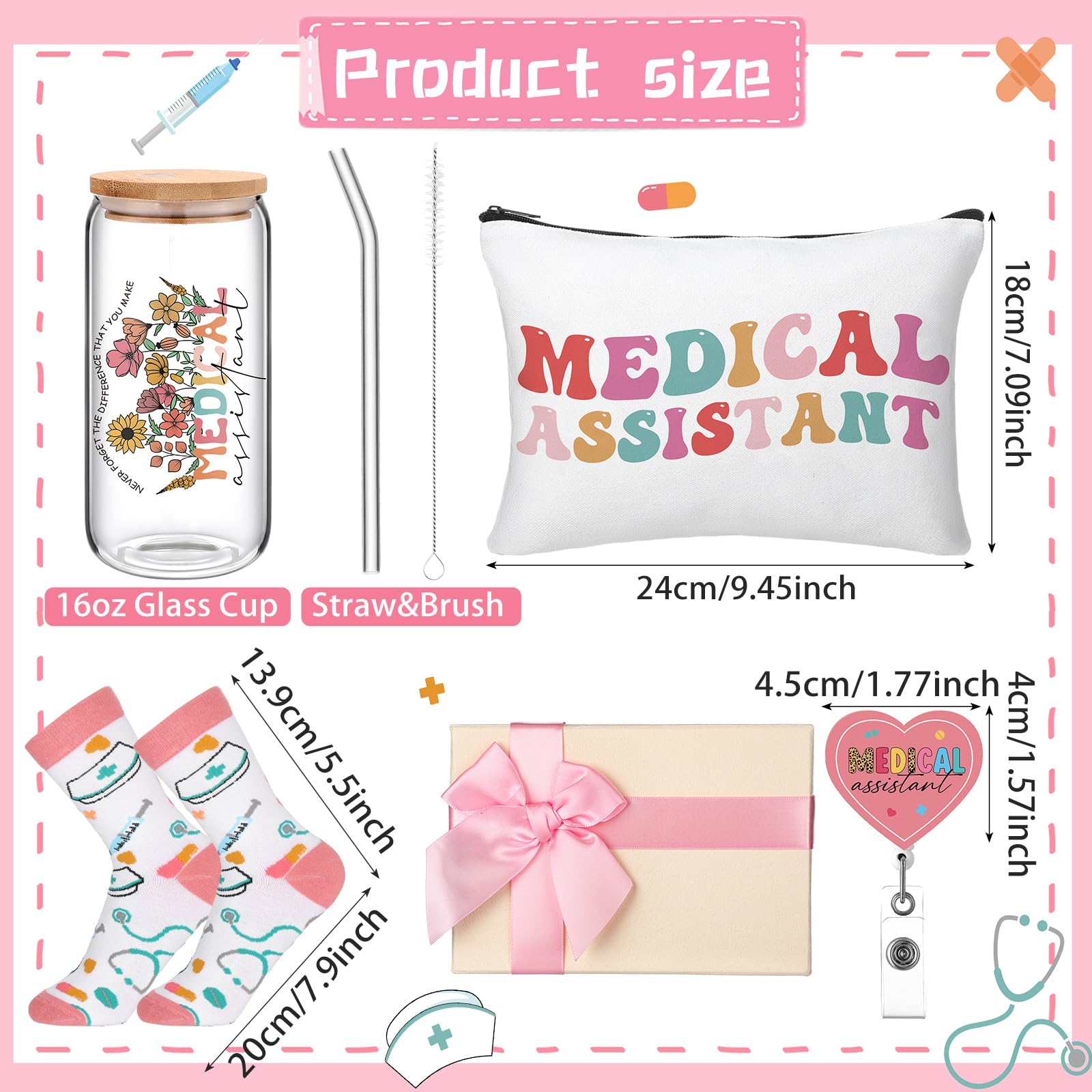 Bolsa de maquillaje Skylety temática para organizar artículos personales.