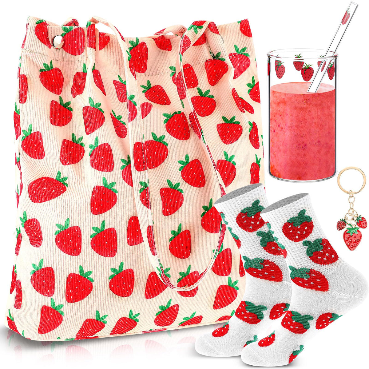 Bolso de pana Skylety con bolsillo interior, perfecto para organizar objetos.