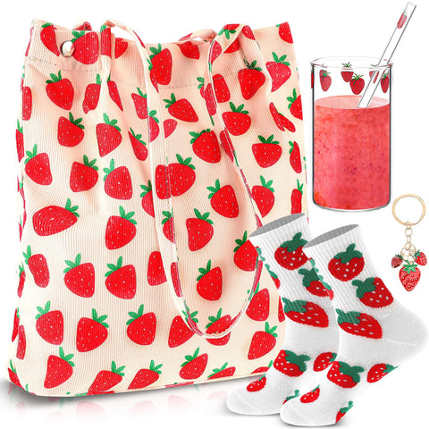 Bolso de pana Skylety con bolsillo interior, perfecto para organizar objetos.