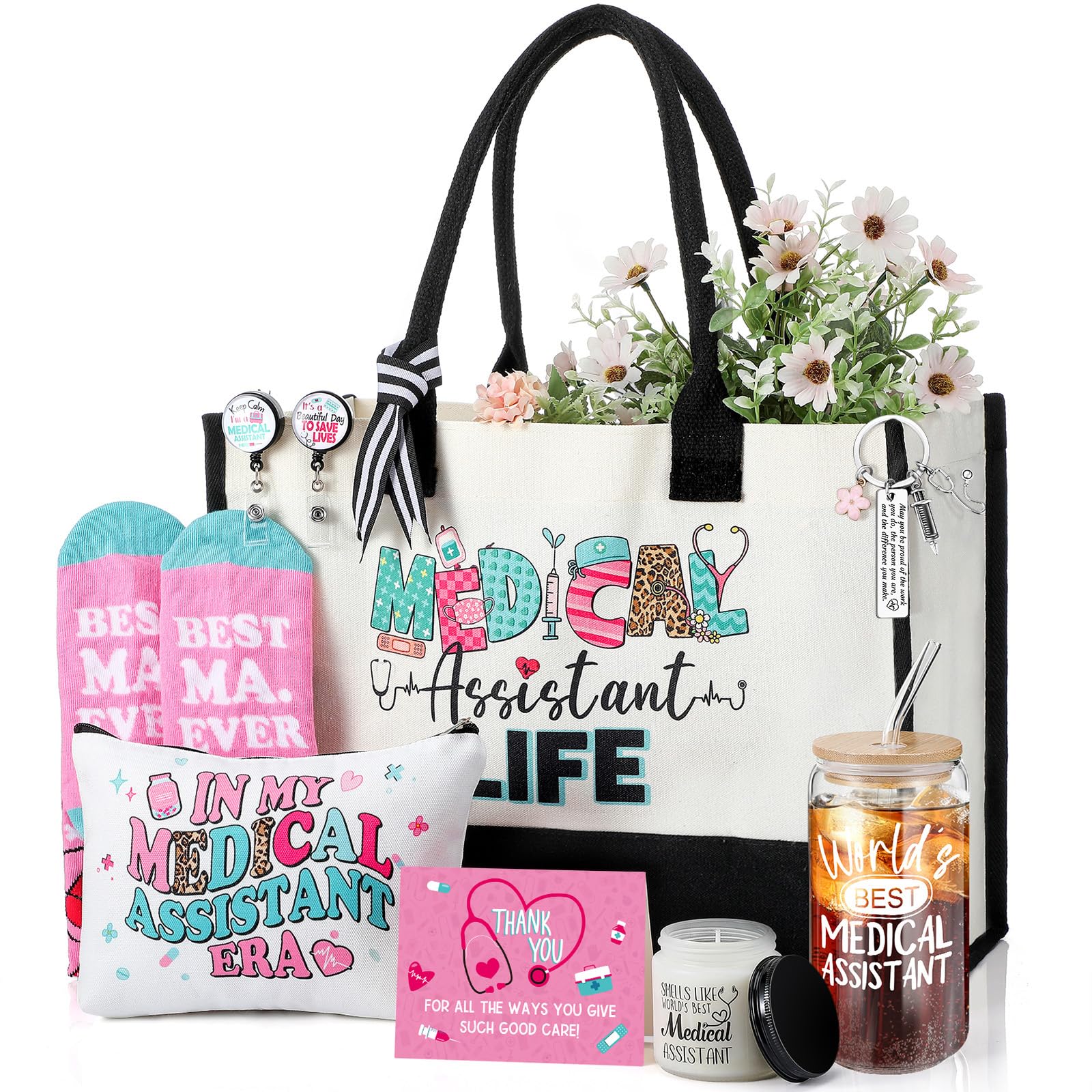 Skylety bolsa tote de lona para uso diario en el hospital.