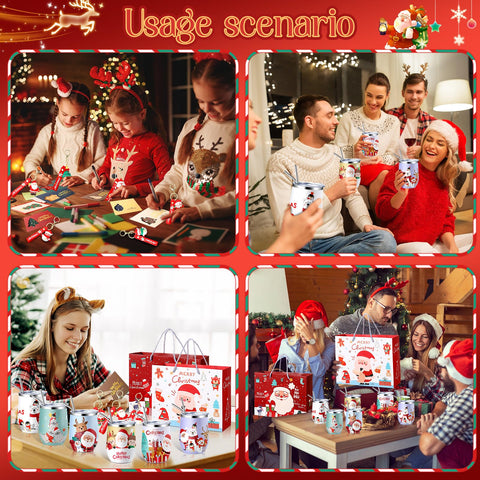 Tarjetas Skylety navideñas para enviar deseos