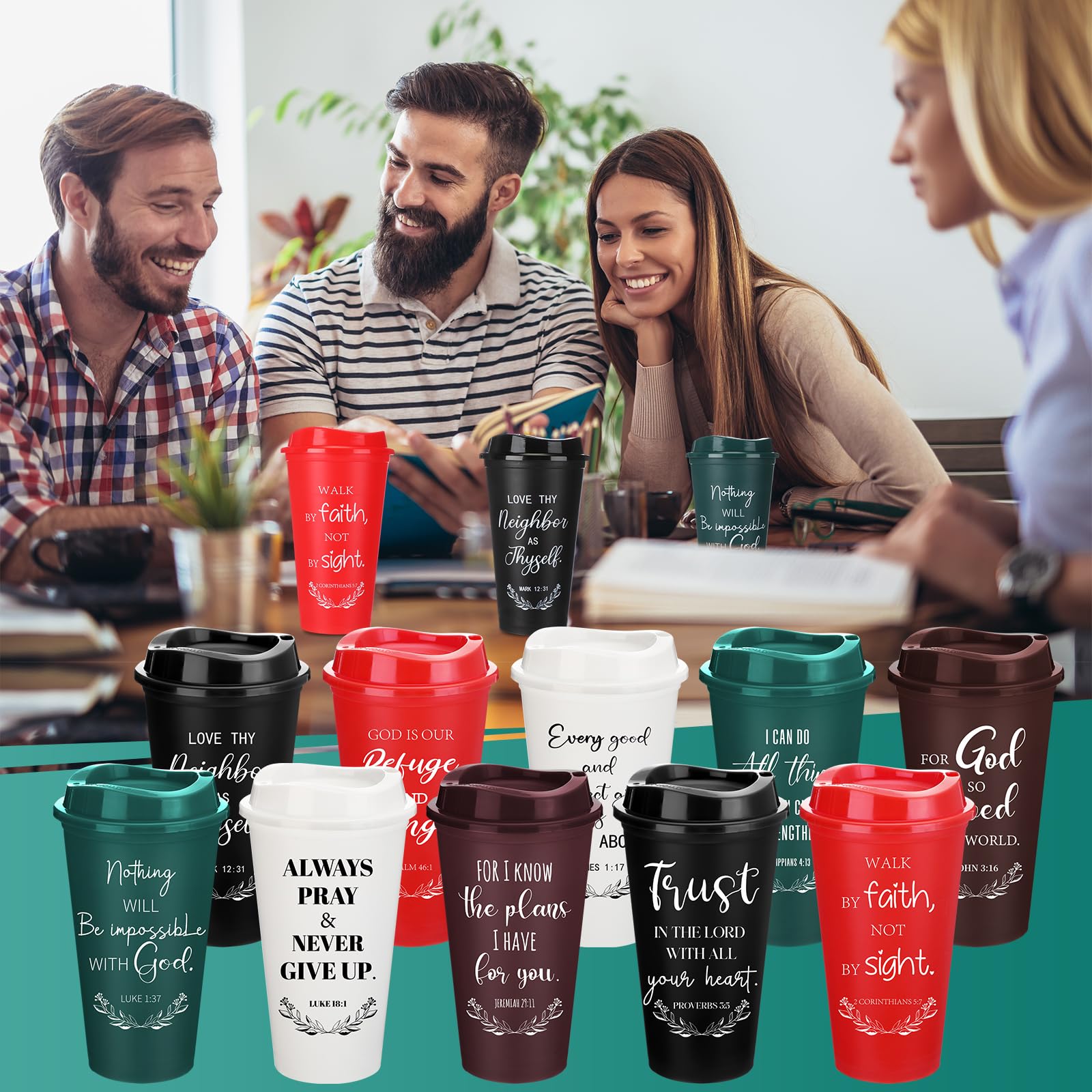 Skylety taza de 16 oz, fácil de agarrar y disfrutar bebidas.