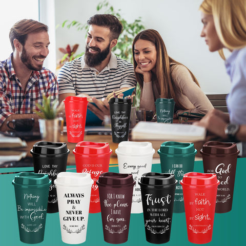 Skylety taza de 16 oz, fácil de agarrar y disfrutar bebidas.