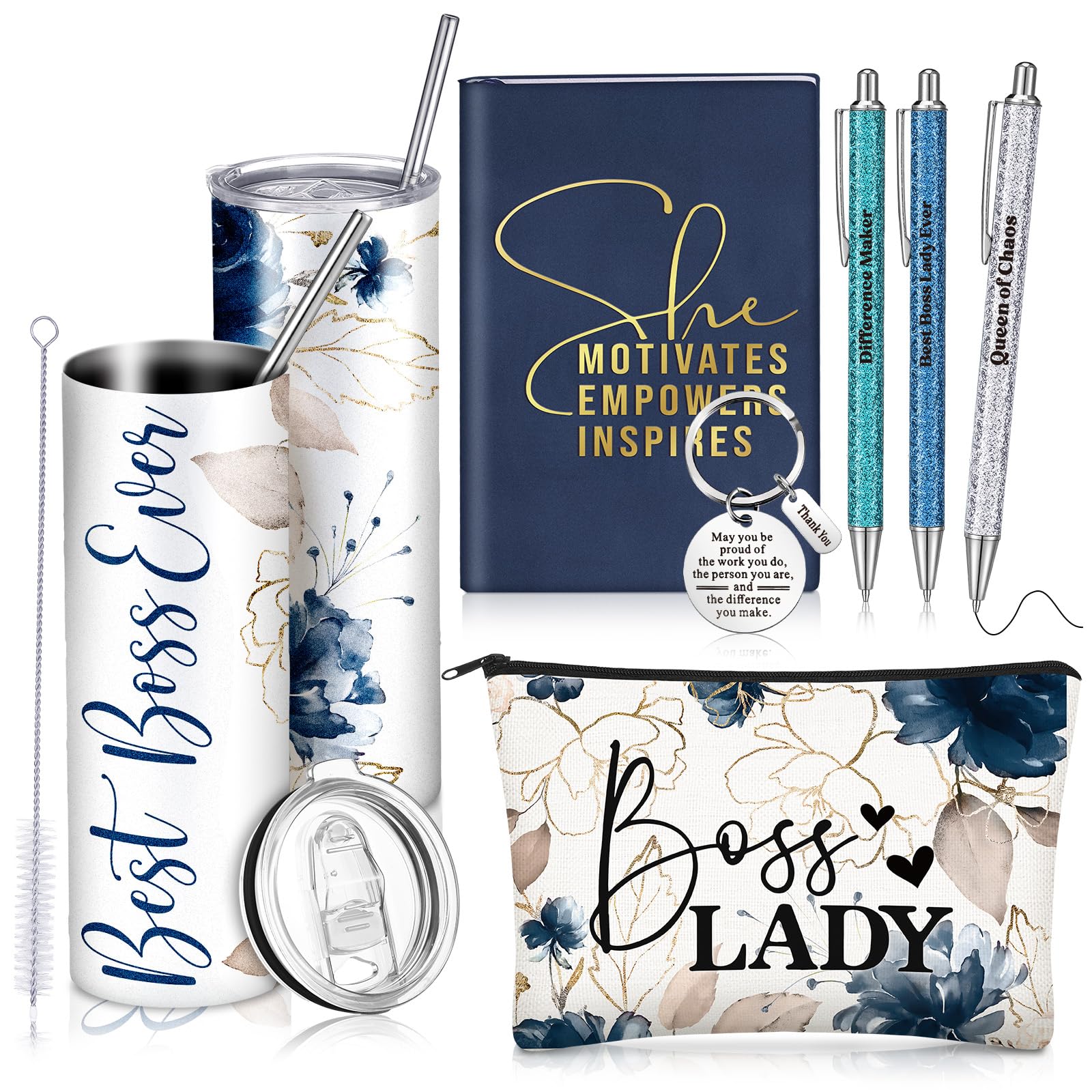 Taza termica Skylety de 20oz con pajilla para bebidas, ideal para uso diario