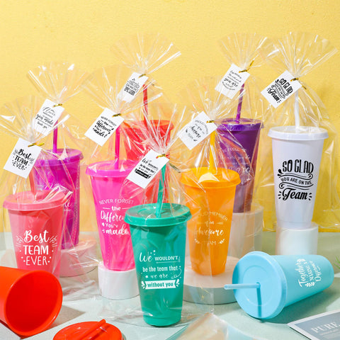 Vaso Skylety con tapa anti-derrame, seguro para transporte diario.