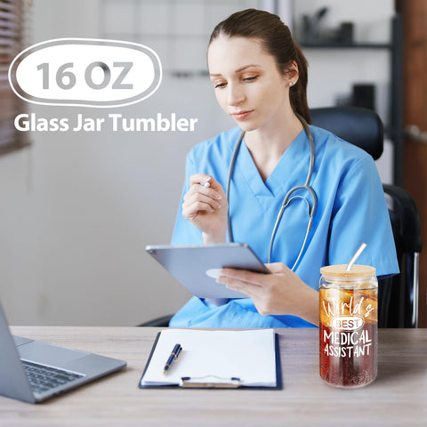 Skylety vaso-tarro de vidrio 16 oz para bebidas frías o calientes.