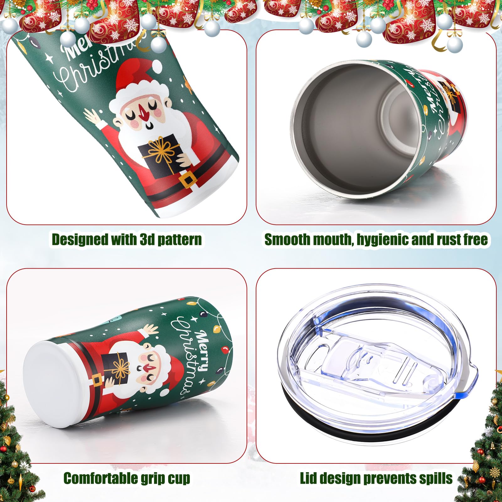 Vaso termico Skylety para coche y viaje cabe en portavasos.