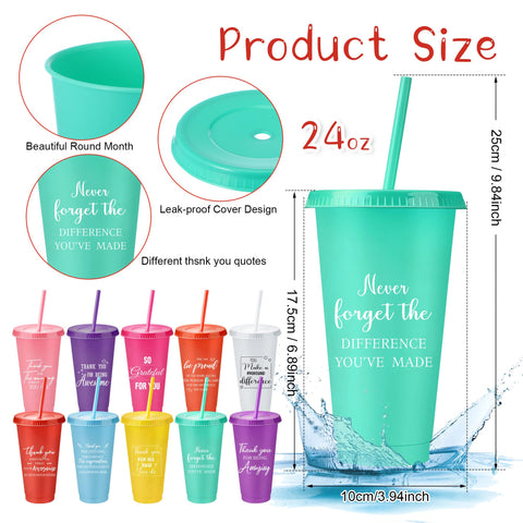 Conjunto de 30 vasos Skylety en 10 colores vibrantes, fácil distinguir bebidas.