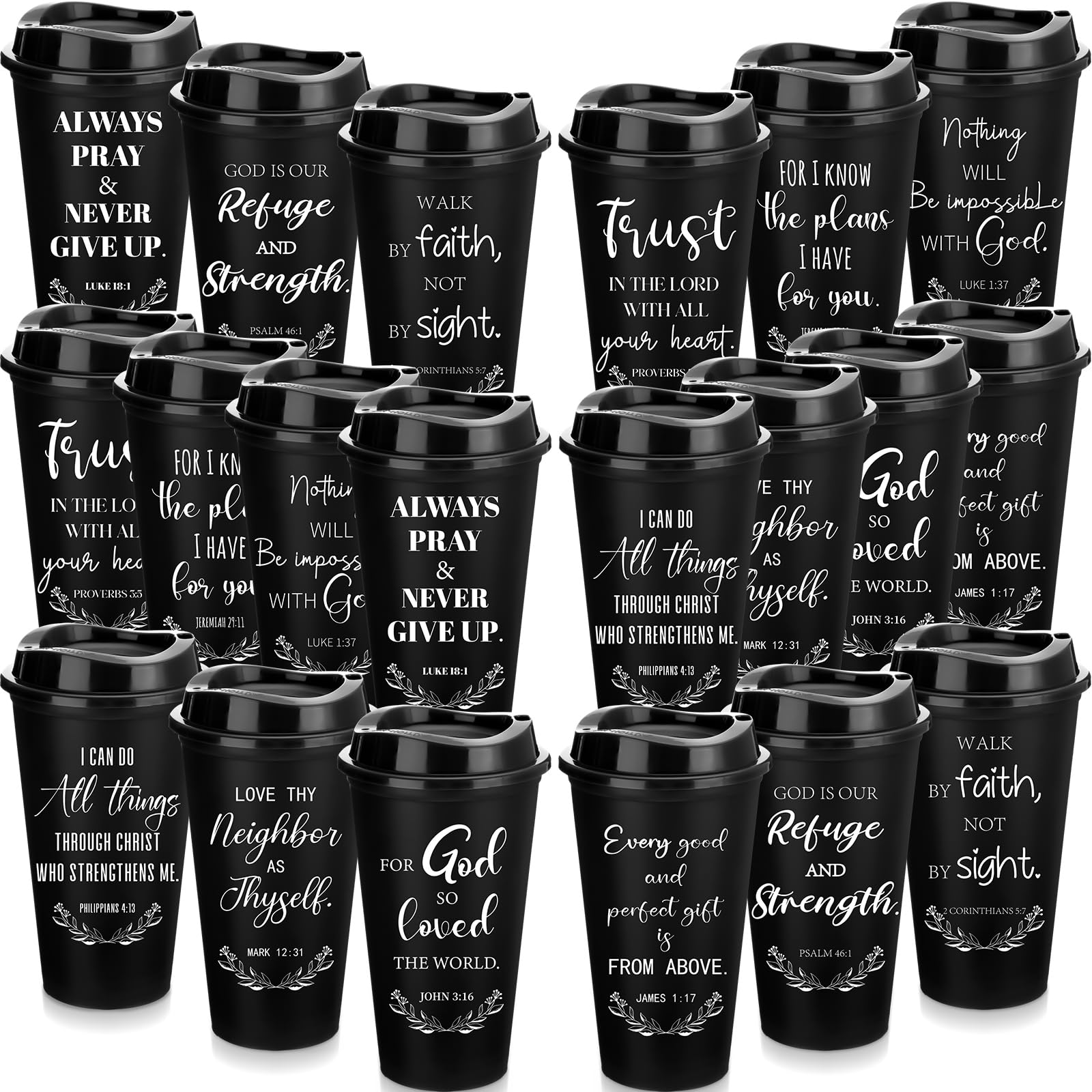 Skylety vasos-cafe-cristianos-16oz-tapas, prácticos para uso diario.