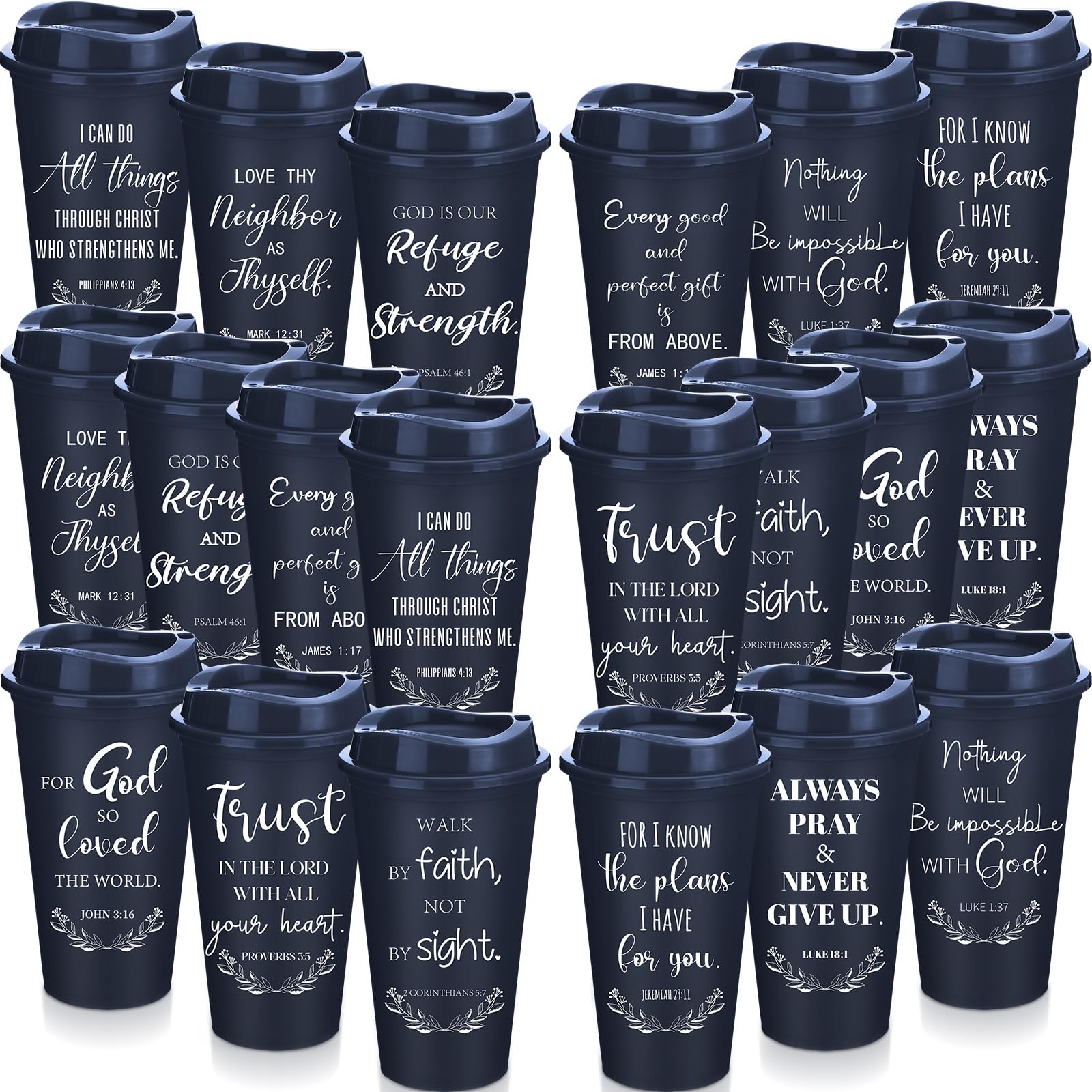 Skylety vasos café plásticos 16oz azul: uso diario cómodo con tapa.