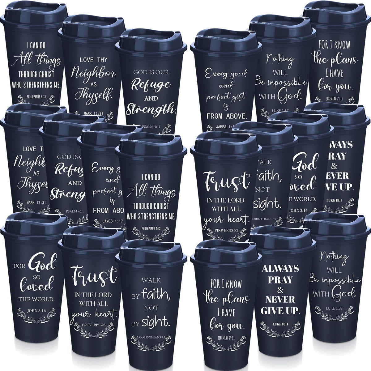 Skylety vasos café plásticos 16oz azul: uso diario cómodo con tapa.