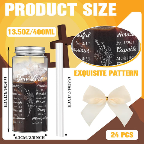 Vaso cristiano Skylety de 13.5 oz, duradero para uso diario