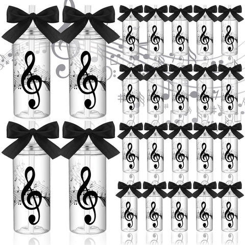 Vasos Skylety con notas musicales de 14oz para fiestas.