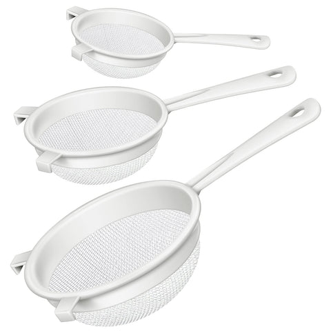 Colador Skyley de malla nylon tres pulgadas, filtrado fino para cocinar.