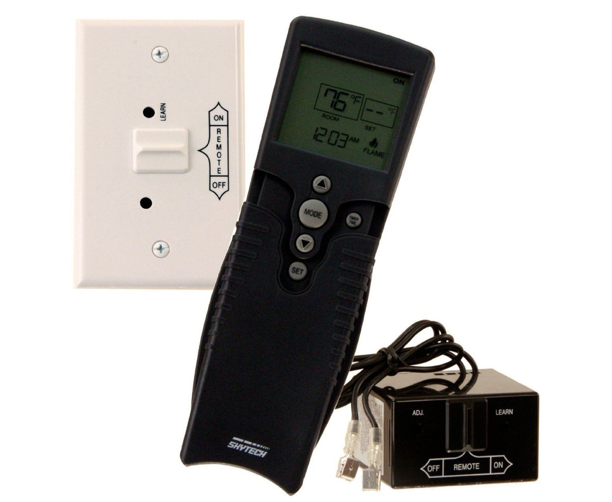 SkyTech SKY-3002: control remoto para chimenea, cómodo manejo a distancia y temporizador