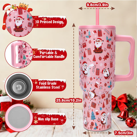Skywerc tumbler navideño hombre de jengibre, añade encanto y comodidad a reuniones
