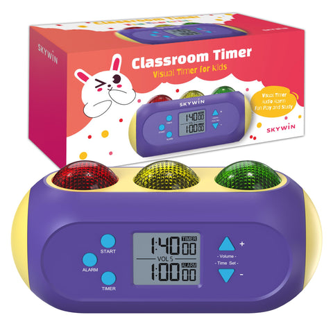 Skywin temporizador visual para niños con alarma que mejora la concentración en casa.