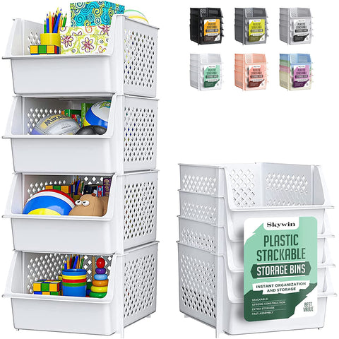 Skywin TidyFriend: cajas apilables para despensa, visualización clara de alimentos