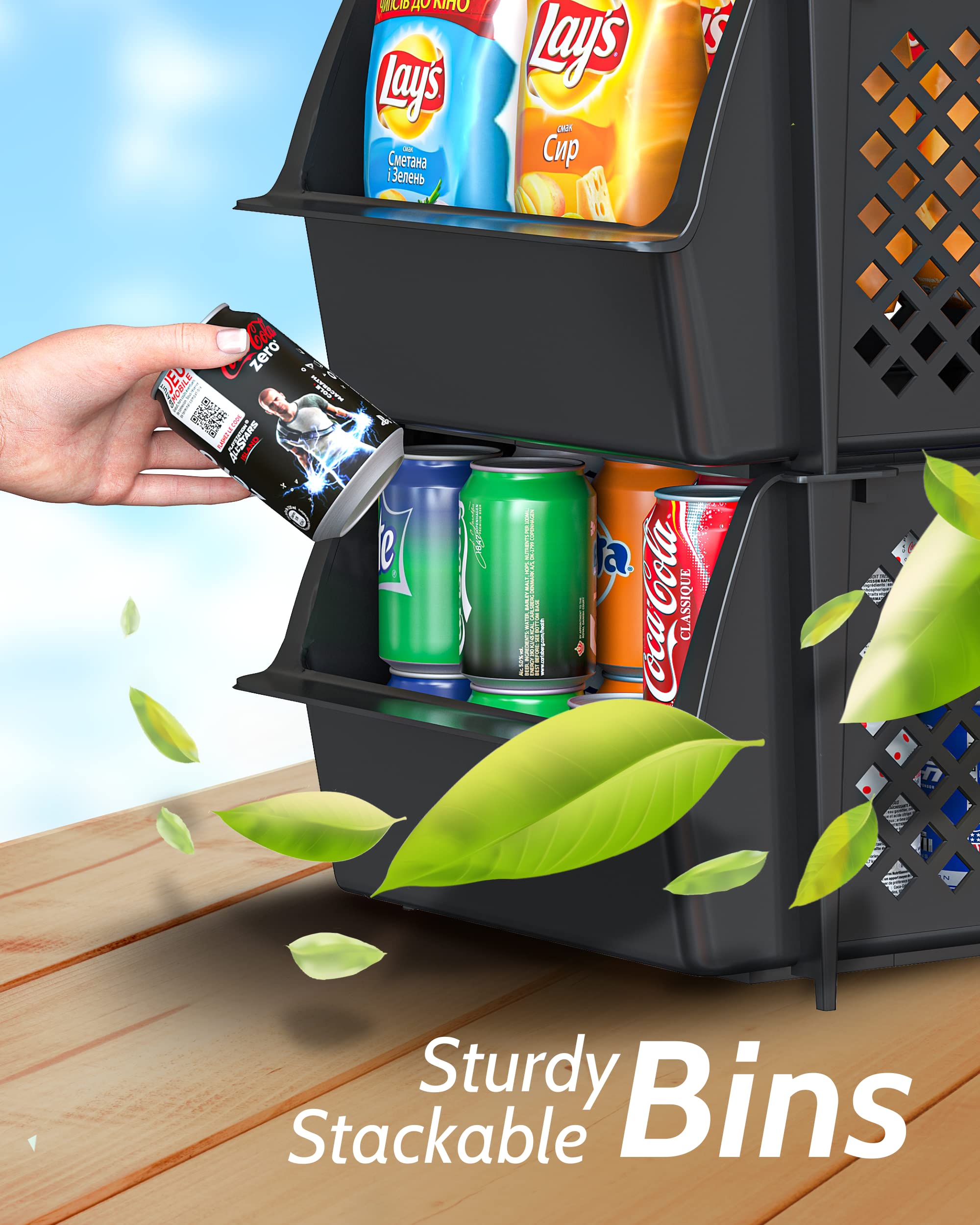 Skywin TidyFriend: diseño negro elegante que combina con cocinas modernas.