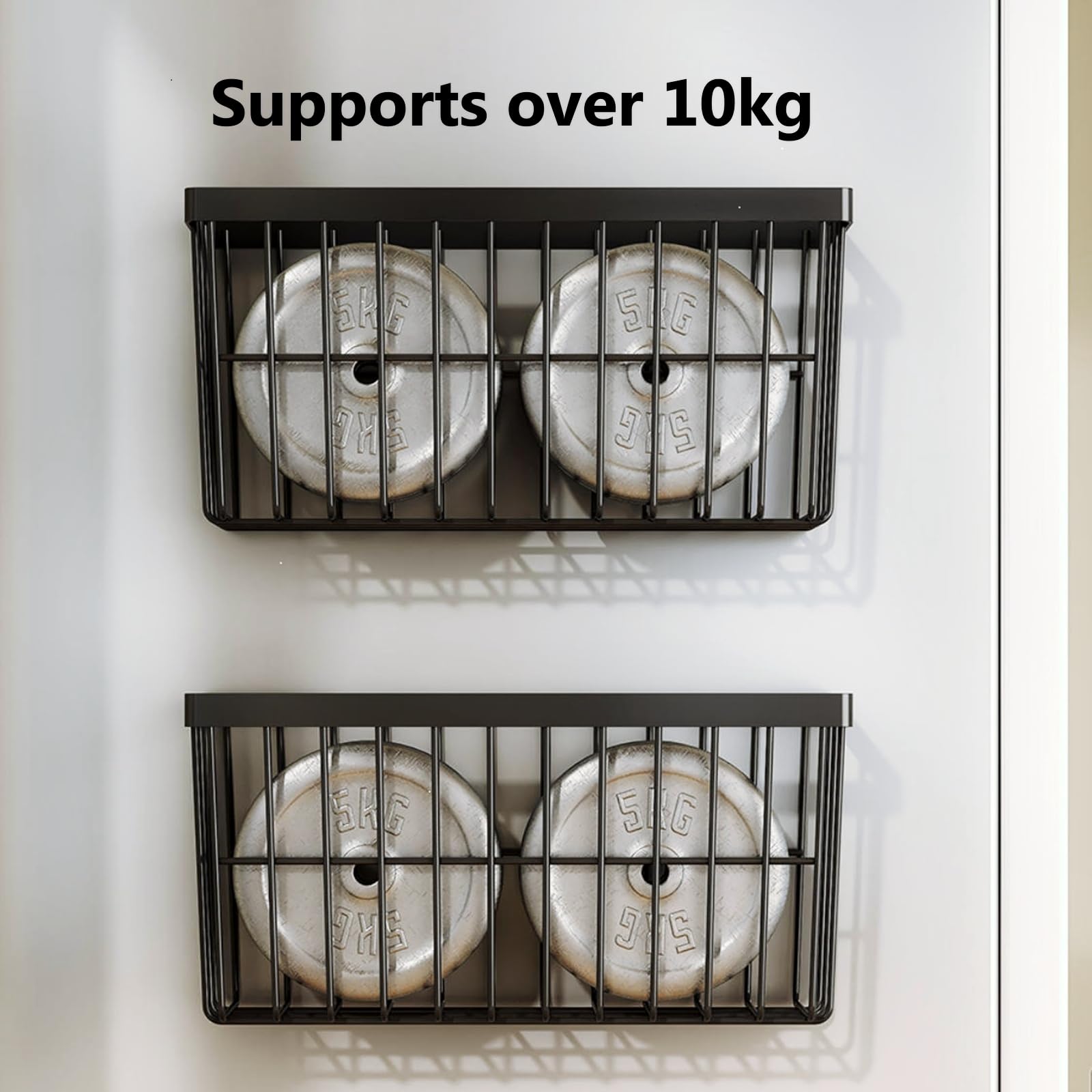 SleekStore organizador para baño, negro; ordena accesorios y útiles