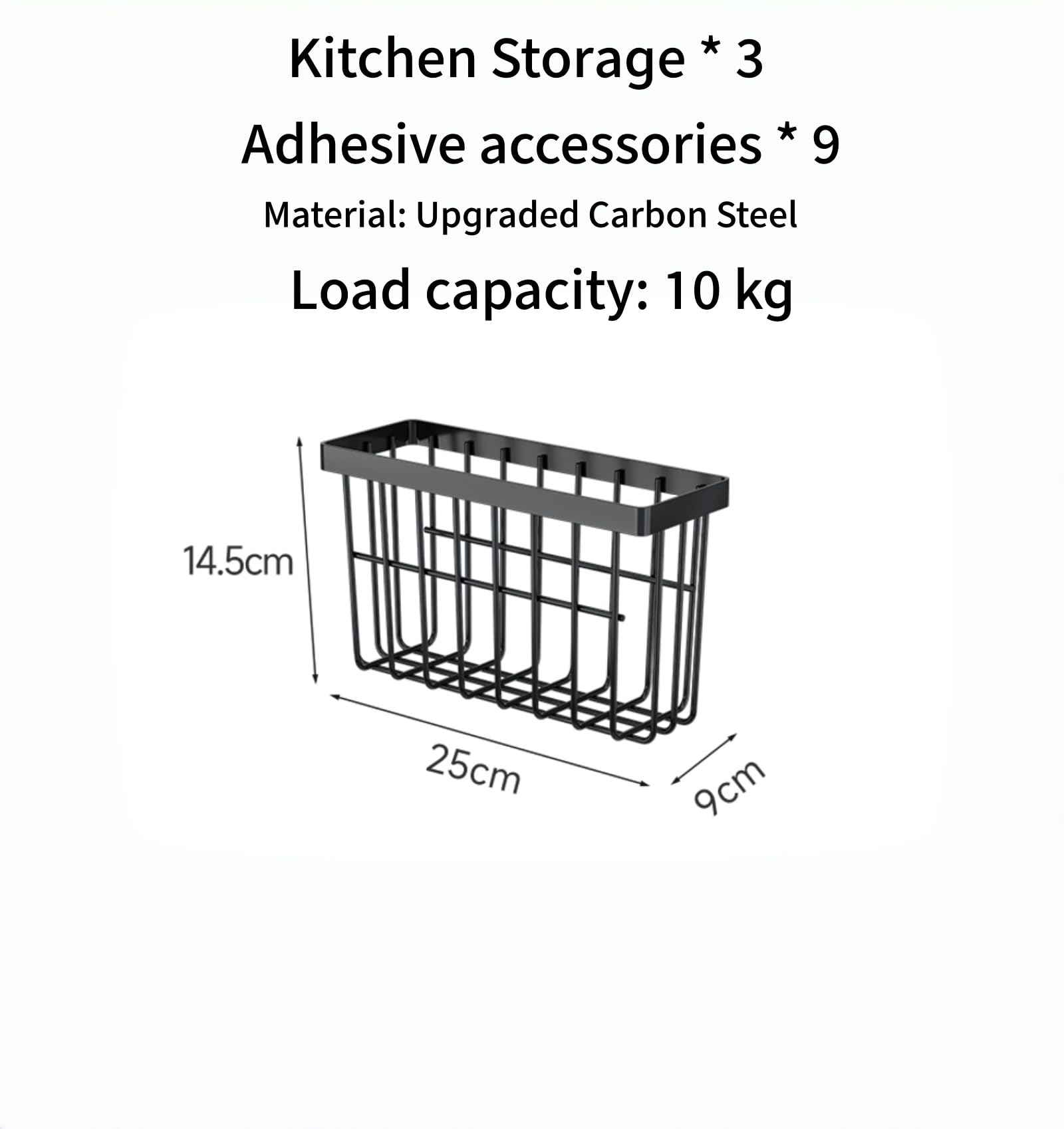 SleekStore organizador para nevera, negro; aprovecha mejor el espacio