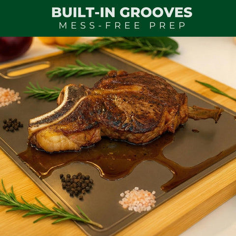 Slice Kitchenware doble grosor, tabla de corte más estable para preparaciones.